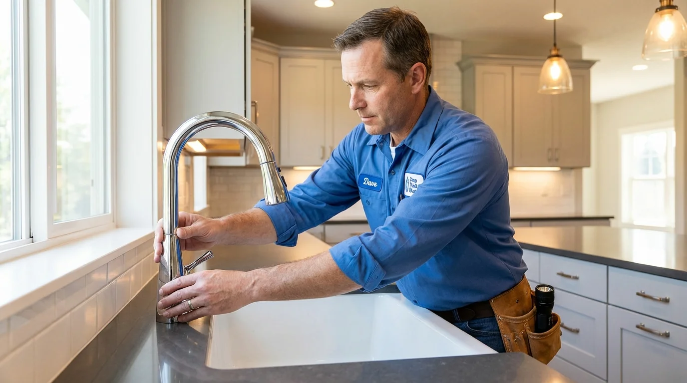 Kitchen faucet installation by Johns Plumbing LLC in Snowmass Village