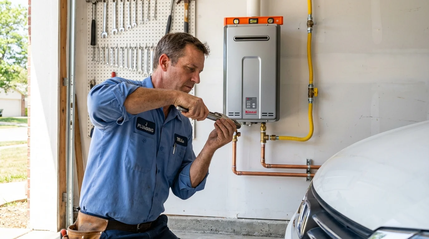 Tankless water heater installation by a Johns Plumbing LLC plumber in Snowmass Village